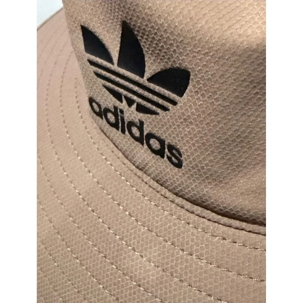 Adidas Originals Webbing Boonie Hat L/XL Trace Brown Black JK0044B Trefoil Logo